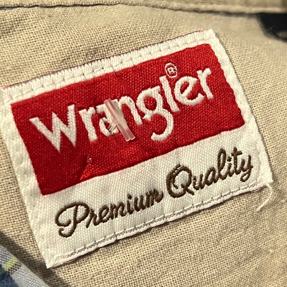 Wrangler Blue Mens Cowboys Rancher Rockabilly Short Sleeve Shirt - Picture 6 of 7